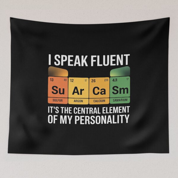 Item preview, I Speak Fluent Sarcasm Science Teacher Nerd  designed and sold by KonstanKoraner.