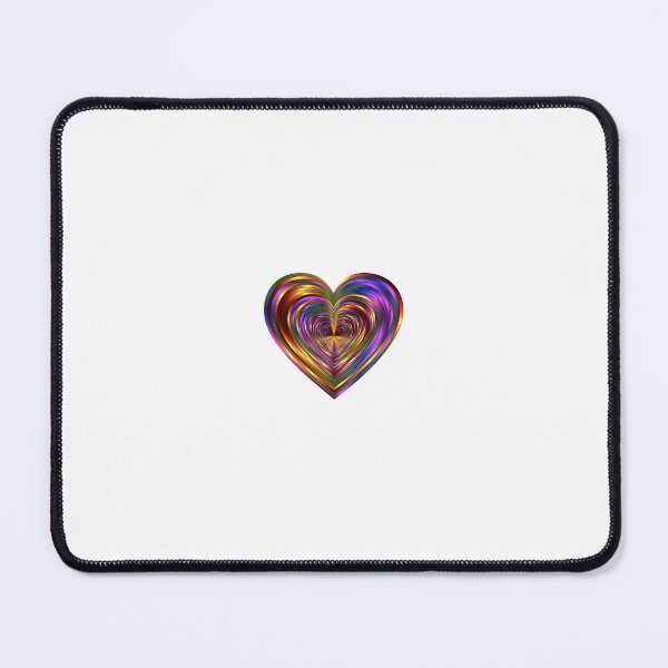 Item preview, Rainbow Heart T-Shirt designed and sold by Kobold777.