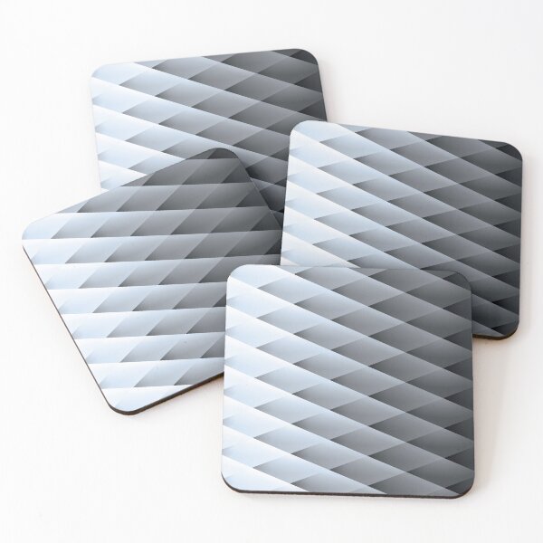 Item preview, Minimalist Black and White Geometric Diamond Gradient designed and sold by dnyl.