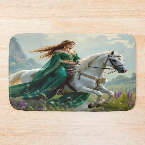Item preview, Celtic Princess riding through poetic surrealism – gouache meets dreamlike fantasy and emotion designed and sold by FotoworldEdel.