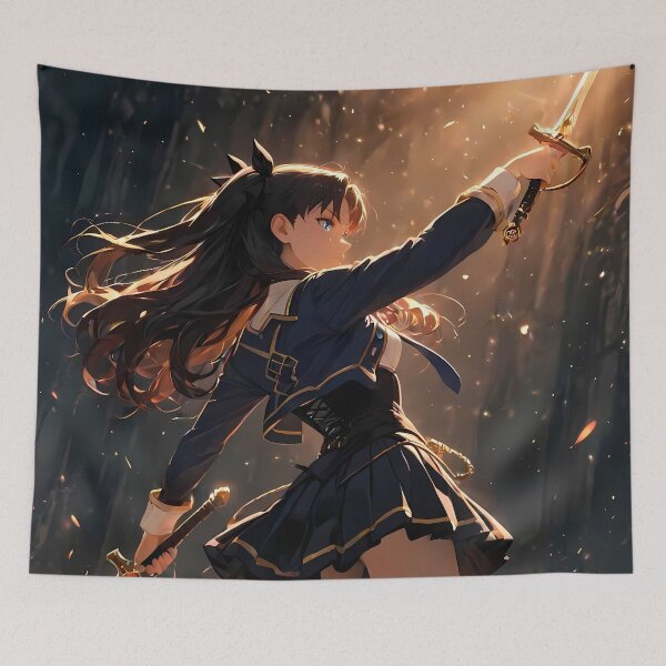 Item preview, Rin Tohsaka Heroic Swordplay Fate Stay Night Anime designed and sold by HumbertoValveno.