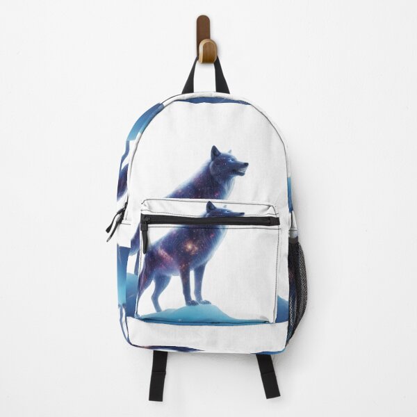 Item preview, Celestial Wolf Spirit - Cosmic Galaxy & Full Moon Howl designed and sold by MonaRose_Art.