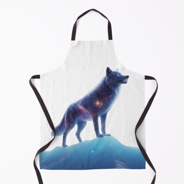 Item preview, Celestial Wolf Spirit - Cosmic Galaxy & Full Moon Howl designed and sold by MonaRose_Art.