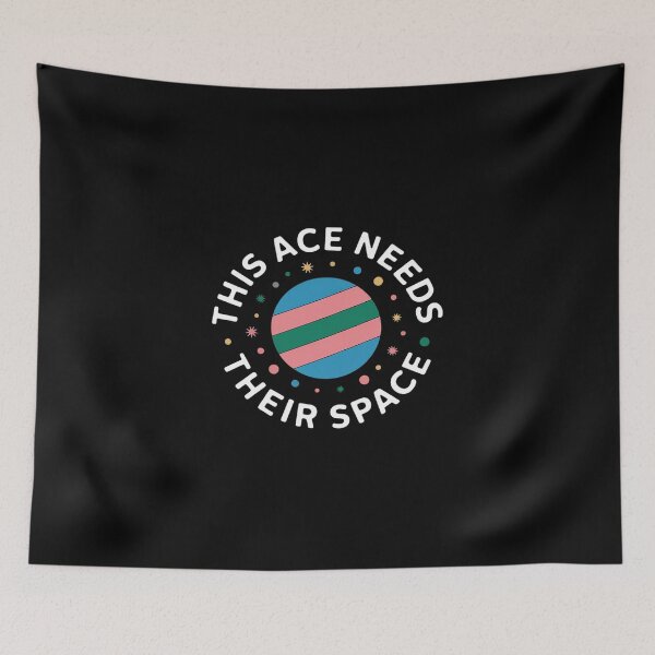 Item preview, This Ace Needs Their Place Asexuality Saturn Ace Asexual  designed and sold by NeomiStoreSS.