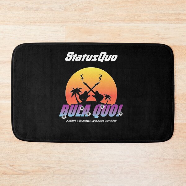 Item preview, status quo start with guitar, end with gun designed and sold by BerthasBrisen.