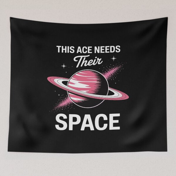 Item preview, This Ace Needs Their Space Asexual Pride  designed and sold by NeomiStoreSS.