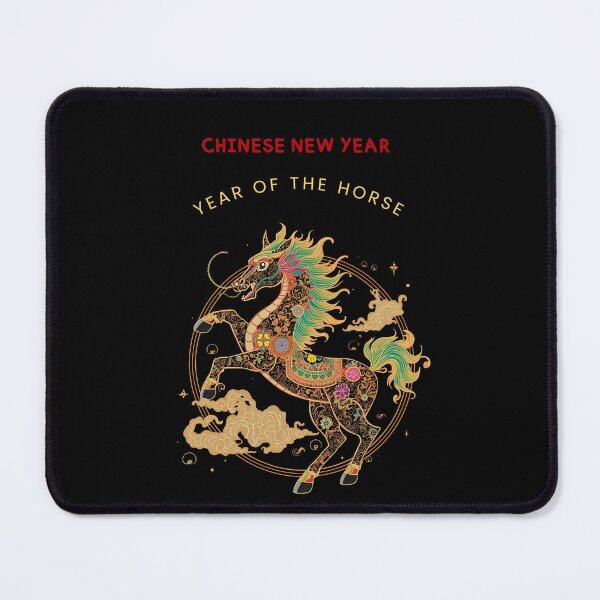 Item preview, Year of the horse ver 19A- Chinese Zodiac Theme-black Background designed and sold by CosmicNook1.
