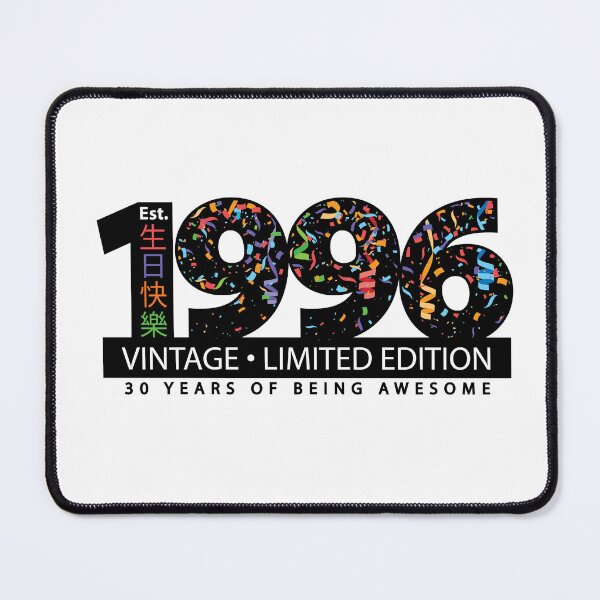 Item preview, Happy 30th Est. 1996 Vintage Limited Edition 30 Years of Being Awesome designed and sold by PCStudio57.