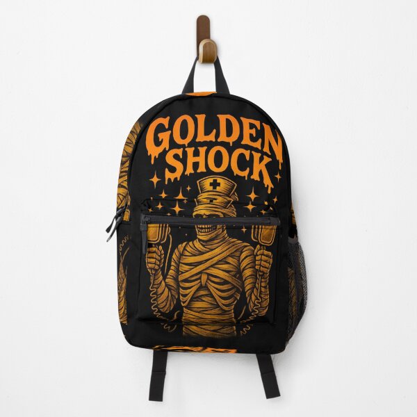 Item preview, Golden Shock – Funny Male ER Nurse Halloween Design for Emergency Room Nurses, Trauma RNs, and Critical Care Heroes designed and sold by ClinicalHubs.