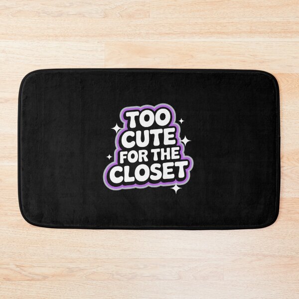 Item preview, Too Cute For The Closet Asexual Pride Month Quote  designed and sold by NeomiStoreSS.