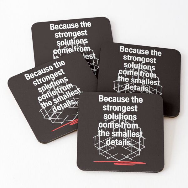 Item preview, Because the Strongest Solutions Come From the Smallest Details – Minimalist Quote Design designed and sold by Tadeusz1.