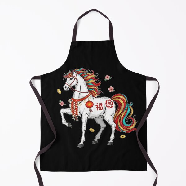 Item preview, Auspicious Floral Fortune Horse designed and sold by ZodiacWonders.