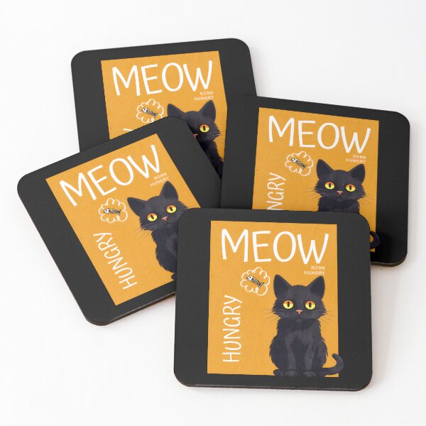 Item preview, Hungry Meow – Born Hungry designed and sold by theupsidedown25.