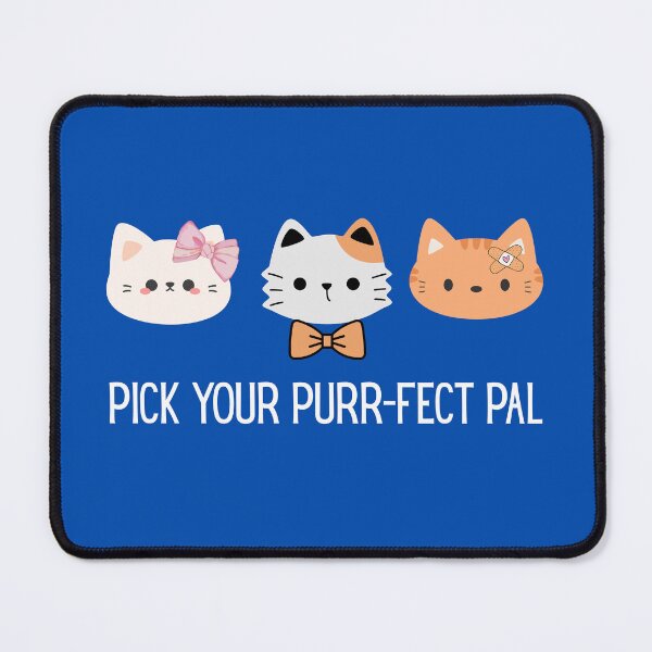 Item preview, Pick Your Purr-fect Pal – Cute Cat Trio Design | Kawaii Cat Lover Gift by The BeeKind Space designed and sold by TheBeeKindSpace.