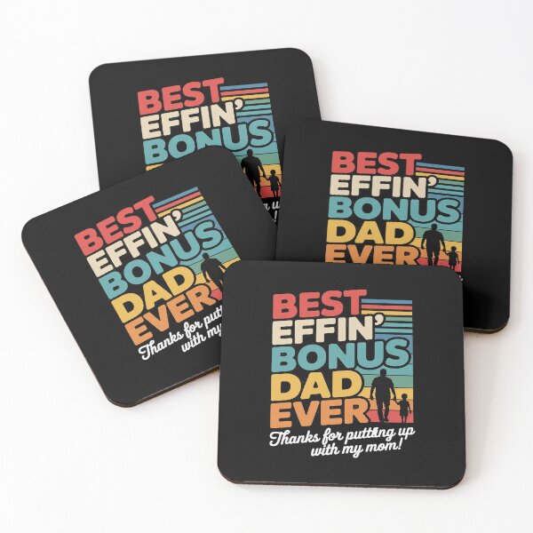 Item preview, Best Effin' Bonus Dad Ever Bonus Dad Father's Day  designed and sold by HuValverdeArt.
