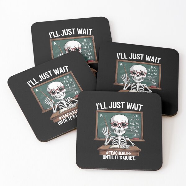 Item preview, I'll Just Wait Until It's Quiet Sarcastic Teache1r  designed and sold by KonstanKoraner.