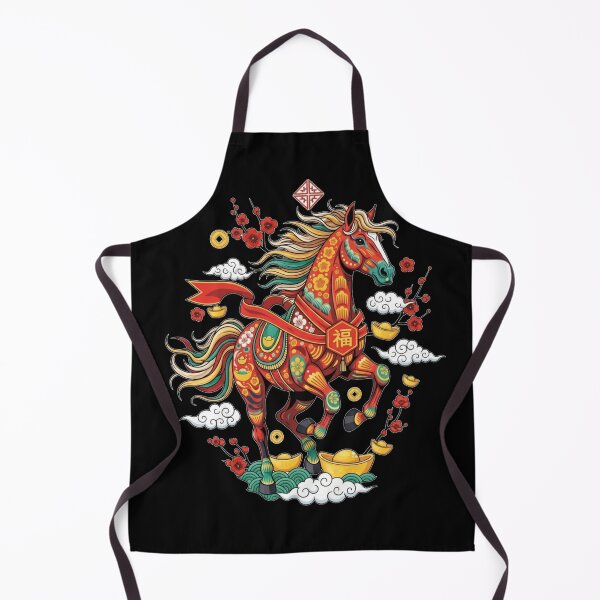 Item preview, Auspicious Lunar Horse designed and sold by ZodiacWonders.