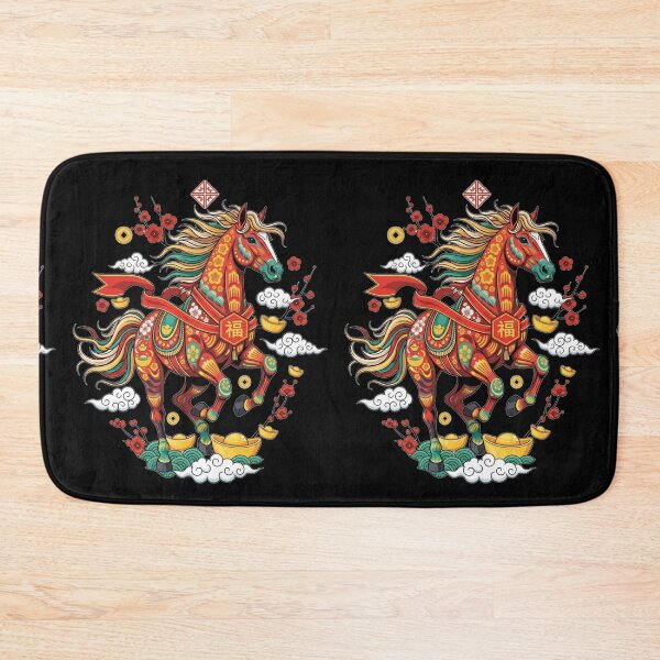 Item preview, Auspicious Lunar Horse designed and sold by ZodiacWonders.