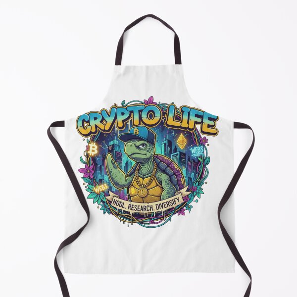 Item preview, Crypto Life Turtle Wisdom - Diversify & DCA Street Art designed and sold by RainUlan53.