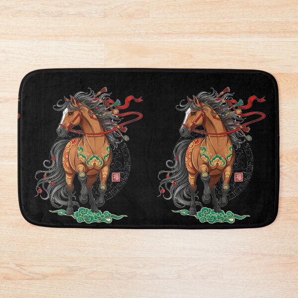 Item preview, Auspicious Galloping Chinese Horse designed and sold by ZodiacWonders.