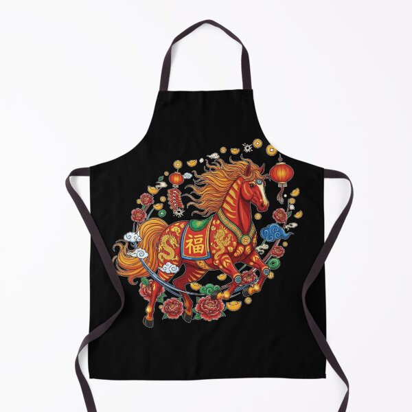 Item preview, Auspicious Lunar Horse designed and sold by ZodiacWonders.