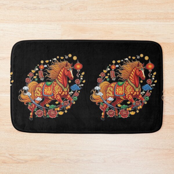 Item preview, Auspicious Lunar Horse designed and sold by ZodiacWonders.