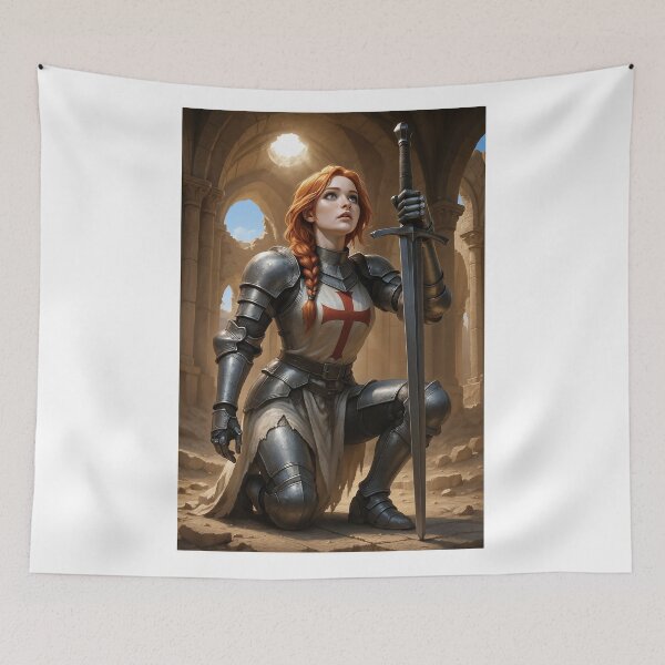 Item preview, Rolling Fletcher kneeling templar  designed and sold by CathryneDelamort.