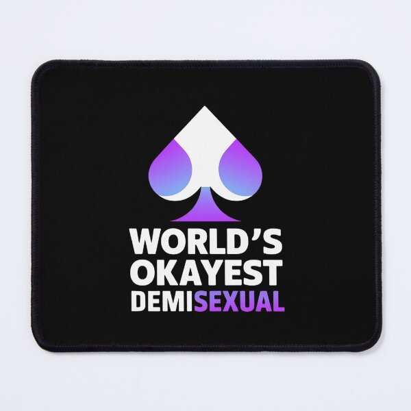 Item preview, World's Okayest Demisexual - Ace Asexual Pride T  designed and sold by HuValverdeArt.