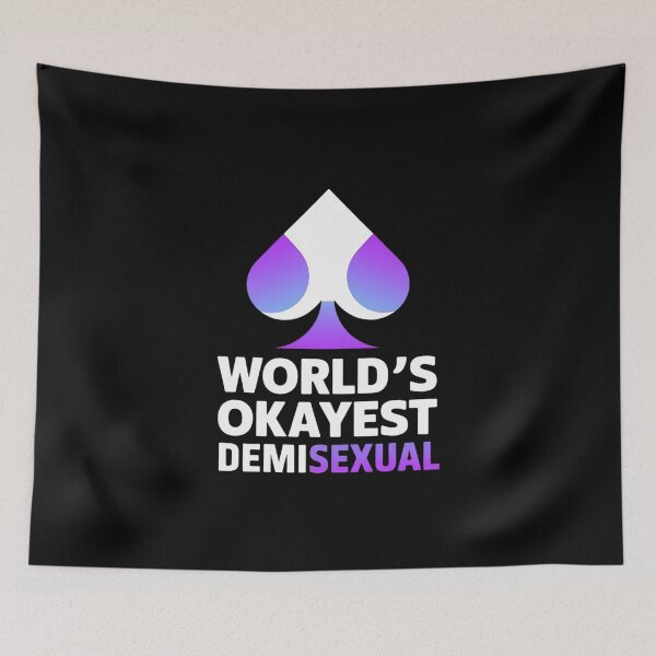 Item preview, World's Okayest Demisexual - Ace Asexual Pride T  designed and sold by HuValverdeArt.