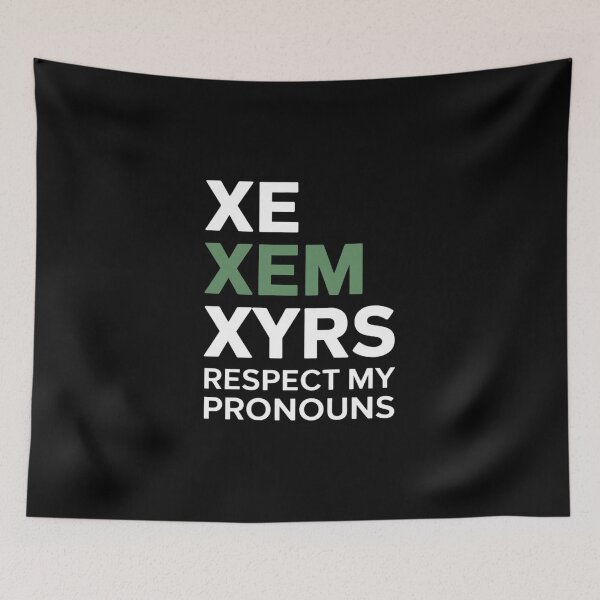 Item preview, Xe Xem Xyrs Non Binary Pronoun  designed and sold by HuValverdeArt.