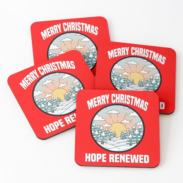 Item preview, MERRY CHRISTMAS - HOPE RENEWED designed and sold by KEF Custom.