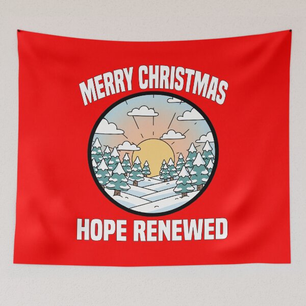 Item preview, MERRY CHRISTMAS - HOPE RENEWED designed and sold by KEF Custom.