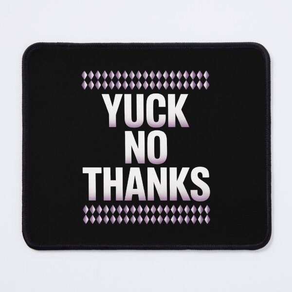 Item preview, Yuck No Thanks Ace Symbol Asexual Pride Aesthetic Cute designed and sold by HuValverdeArt.