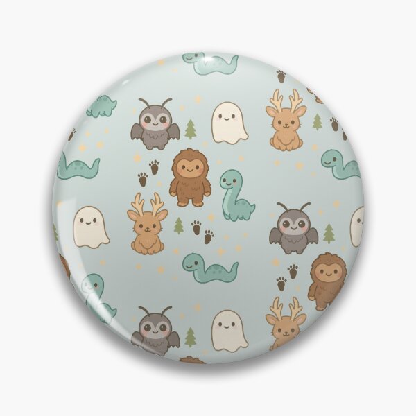 Item preview, Cryptid Cuties Pattern – Adorable Mythical Creatures designed and sold by Ombrya.