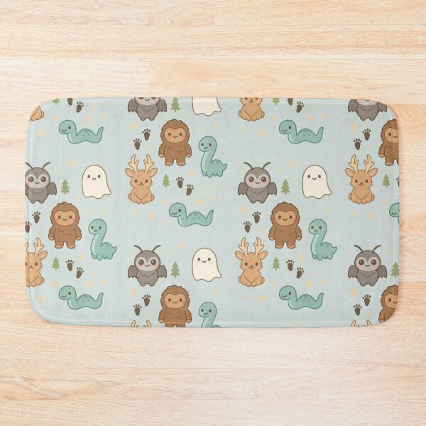 Item preview, Cryptid Cuties Pattern – Adorable Mythical Creatures designed and sold by Ombrya.
