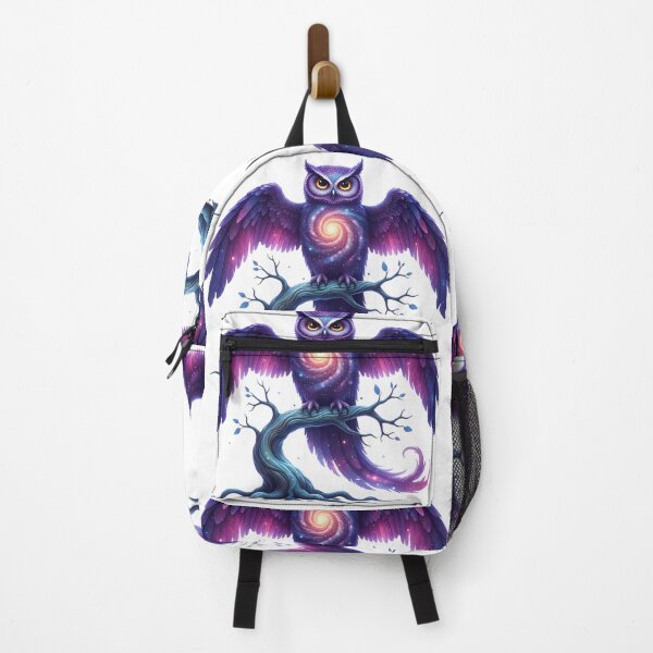 Item preview, Celestial Galaxy Owl - Cosmic Spirit Animal & Mystical Wisdom Keeper designed and sold by MonaRose_Art.