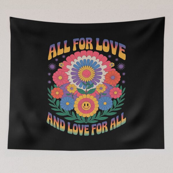 Item preview, All for Love and Love for All  designed and sold by HuValverdeArt.