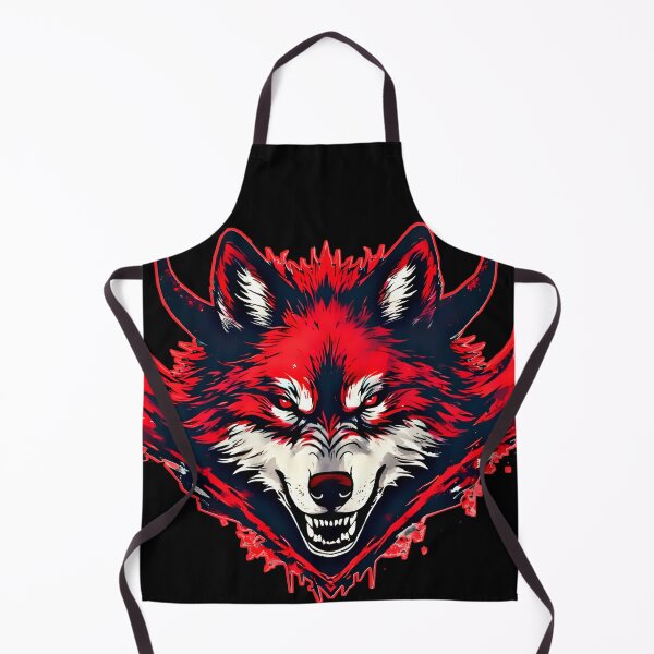 Item preview, Infernal Wolf – Red and Black Demon Alpha designed and sold by Neer arts.