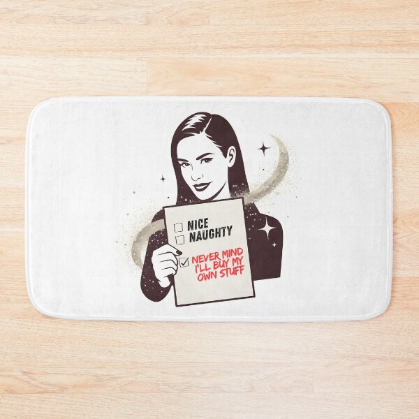 Item preview, Never Mind I’ll Buy My Own Stuff – Empowered Holiday Woman Design designed and sold by SaritaVerseArt.