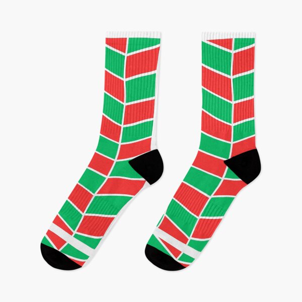 Item preview, Red and Green Chevron Pattern – Christmas Festive Design designed and sold by katerin17.