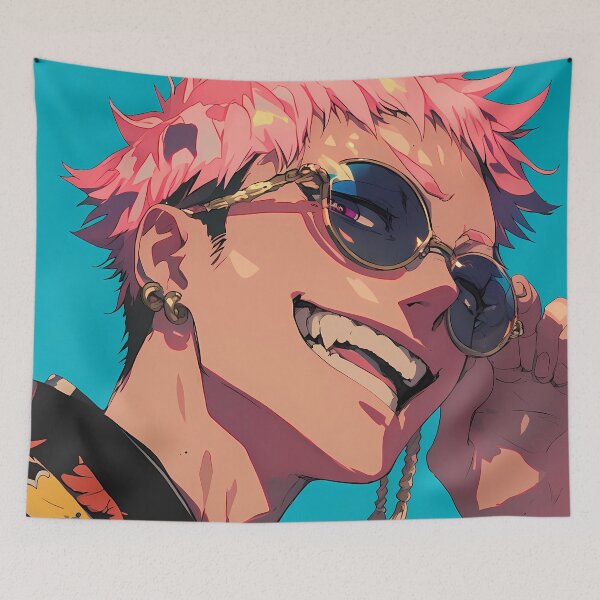Item preview, Renzo Shima Blue Exorcist Sukuna Jujutsu Kaisen Summer Vibe Anime designed and sold by HumbertoValveno.