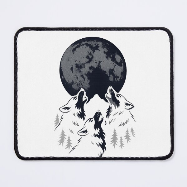 Item preview, Three Wolves Howling at the Moon designed and sold by tarzbol.