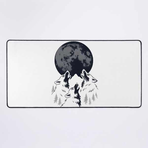Item preview, Three Wolves Howling at the Moon designed and sold by tarzbol.
