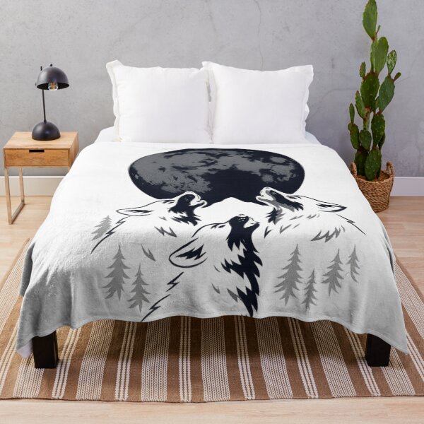 Item preview, Three Wolves Howling at the Moon designed and sold by tarzbol.