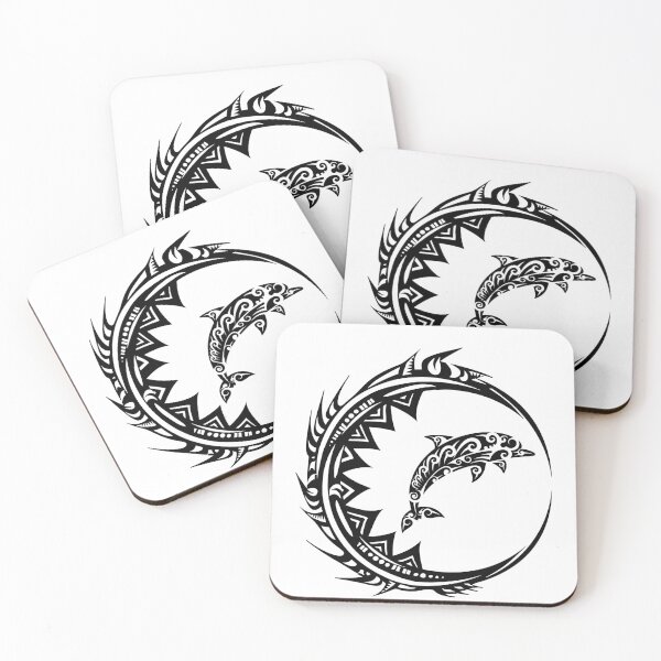 Item preview,  Tribal Dolphin Moon designed and sold by Bronxartdesign.