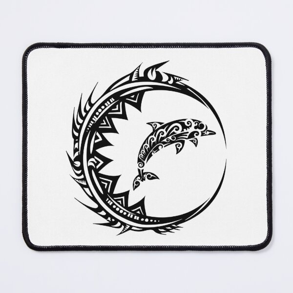 Item preview, Tribal Dolphin Moon designed and sold by Bronxartdesign.