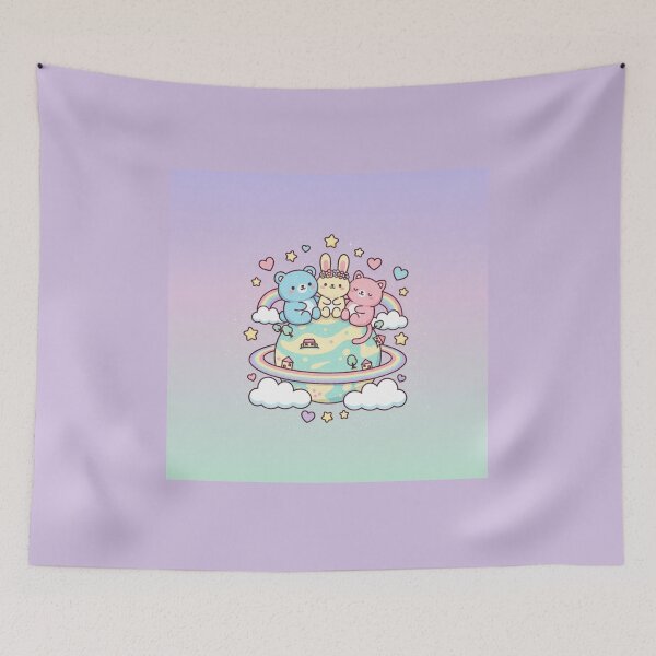 Item preview, Friends of the sweet planet designed and sold by Mandarinaut.