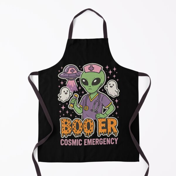 Item preview, BOO ER Cosmic Emergency – Funny Alien ER Nurse Halloween Design for Emergency Room Nurses, RNs, and Trauma Healthcare Workers designed and sold by ClinicalHubs.