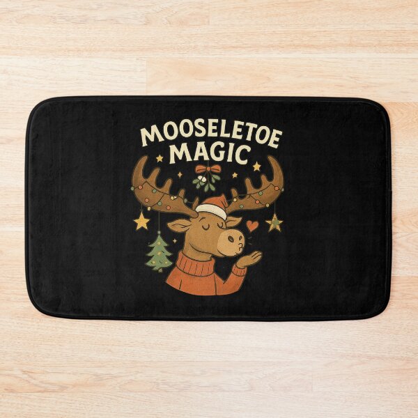 Item preview, Mooseletoe Magic – Funny Christmas Moose Shirt, Cute Holiday Pun Gift for Animal Lovers and Couples designed and sold by AddictiveDesign.