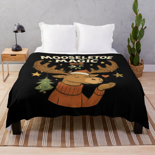 Item preview, Mooseletoe Magic – Funny Christmas Moose Shirt, Cute Holiday Pun Gift for Animal Lovers and Couples designed and sold by AddictiveDesign.